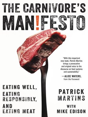 cover image of The Carnivore's Manifesto